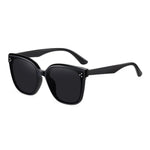 Stylish Oversized Black Sunglasses for Men Women UV400 Protection Anti-glare Eyewear for Daily Travel Driving