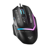 LinkMejor SC101 Mech Mouse Wireless bluetooth 800-4000DPI RGB Light 500mAh Battery Ergonomics Design Dual Mode Esports Gaming Mouse
