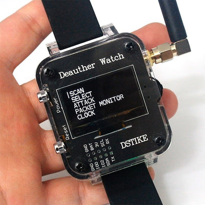 LinkMejor Deauther Watch V3S Internet of Things IOT Security Test Watch Hacker Maker Watch