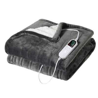 80x140cm Electric Blanket Flannel Blanket Mattress Winter Machine Washable Temperature Control Warmer Heated Throw Blanket