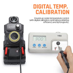 937D-I Cordless Soldering Station with Adjustable Temperature 20V DC 40W LED Display for Precision Welding Fit For DEWALT/MAKIT Battery 18/20V