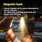LinkMejor SKX01 Hands-Free Magnetic LED Keychain Gesture Control 4 Light Modes Long Battery Life Ultrasonic Waterproof Shockproof Portable Flashlight Work Lighting USB-C Rechargeable