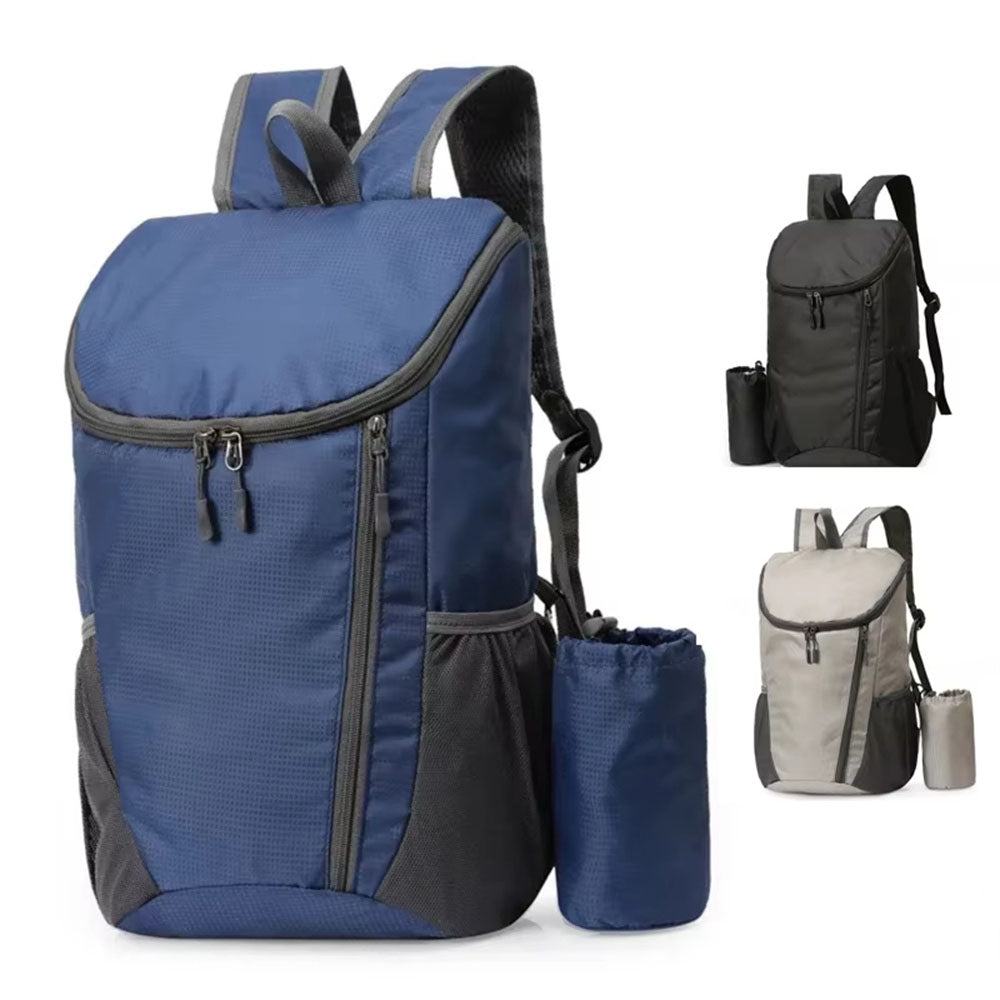 IPRee 20L Day Pack Portable Foldable Backpack Folding Mountaineering Bag Ultralight Outdoor Cycling Rucksack Travel Hiking Knapsack