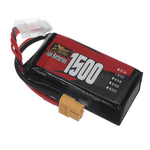 LinkMejor 3S 11.1V 1500mAh 120C  LiPo Battery XT60 Plug for RC Drone