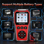 LinkMejor KW331 6V 12V 24V Automotive Lead-Acid Battery Tester Vehicle Battery Tester Analyzer