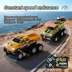 LinkMejor Q235 Q236 YW RTR Q Version 1/64 2.4G RWD Mini Alloy RC Car Six Wheel Off-Road Pickup Truck LED Light Support App Remote Control Three Speed Vehicles Models Pocket Toys Desktop Collection Gift For Boys