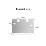 5 Packs Universal Scrapers Knife for Bambu Lab Hot Bed Scraper Blade Cleaning Tool Replacement Knife Tip Glass Scraper Practical Cutter