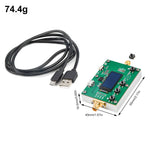 Adjustable RF Attenuator Module LF to 6GHz, 0 to 31.75dB OLED Display SMA Connector CNC Aluminum Alloy Housing