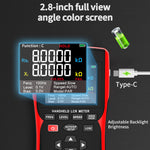 LinkMejor ZT-DQ01 ZT-DQ02 Digital LCR Bridge Tester Meter Portable Handheld 0.3% Accuracy Capacitance Resistance Inductance Testing Multiple Frequencies