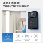 LinkMejor Type-C Plug In Zigbee3.0 Gateway Tuya Smart Hub Remote Control bluetooth Mesh Multi Mode Gateway Time Display Desk Wall Clock Voice Remote Control