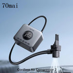 70mai TP07 Cordless Air Compressor 2 150PSI Tire Inflator Digital Display Portable Wireless LED Light Air Pump for Car Bike Motorcycle Ball Camping