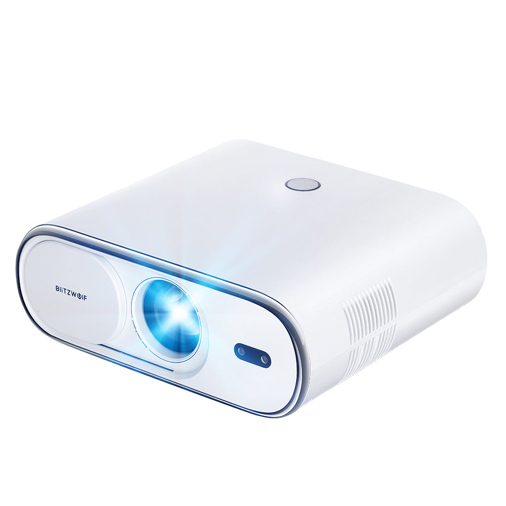 [Google TV Certified] LinkMejor BW-V5 Air Smart Projector With Licensed Netflix 480 ANSl Lumens HDR10+ Support 180-Inch Max Screen Size Auto Keystone Correction Home Theater