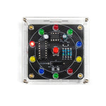 10 LED Lucky Wheel DIY Kit NE555 CD4017 Beginner Circuit Assembly Random Number Game Kit PCB Material Educational STEM Electronic