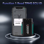 LinkMejor TK100 TPMS OBD Relearn Tool Wireless Bluetooth Tire Pressure Sensor Scanner Car Diagnostic Code Reader for System Diagnosis