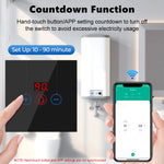 Tuya 20A EU WiFi Smart Water Heater Boiler Switch With Power Monitor Smart Life Control Switch Works With Alexa Google Home