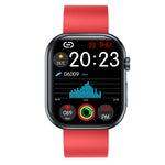 ET587 1.96inch AMOLED Display ECG Function Micro-physical Examination SOS Emergency bluetooth Call Heart Rate Blood Pressure Blood Oxygen Monitor Sleep Body Temperature Measurement Women's Health Multi-sport Modes IP68 Waterproof Smart Watch