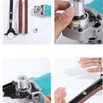 M10 Angle Grinder Belt Sander Adapter Convertible Kit 520x20mm Belt Attachment High Speed Polishing Grinding Tool Compatible with 100mm 115mm 125mm Models