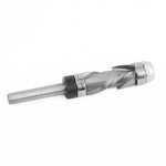 LinkMejor 1/4" Shank Woodworking Solid Carbide CNC Router Bit  Spiral Compression Top Bearing Flush Router Bit Ideal for Carving Trimming Milling