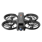 LinkMejor YL05 WiFi FPV with 4.9inch LCD Screen Controller HD Dual Camera Electrically Adjustable Optical Flow Hover Circle Protection LED Brushless 2.4G 4CH 6-Axis Remote Control Toys RC Drone Quadcopter RTF