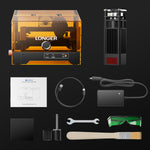 [EU/US/UK Direct] LONGER Ray5 miniS 5.5W Laser Engraver 130x140mm Work Area 0.04mm Ultra Fine Spot 12000mm/min Speed WiFi App Control Lightburn Support for Wood Metal Acrylic