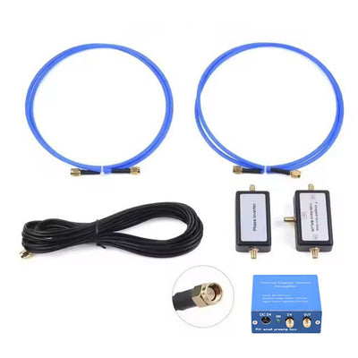 Portable Passive Magnetic Antenna Amplifier T-Shaped BALUN 10 kHz-30 MHz HF Up To 300 MHz VHF 250 mW SMA BNC Low Loss Wideband