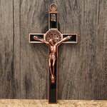 3D Modeling Carving Cross Wall Decorations Metal Alloy JESUS Catholic Statue Prayer