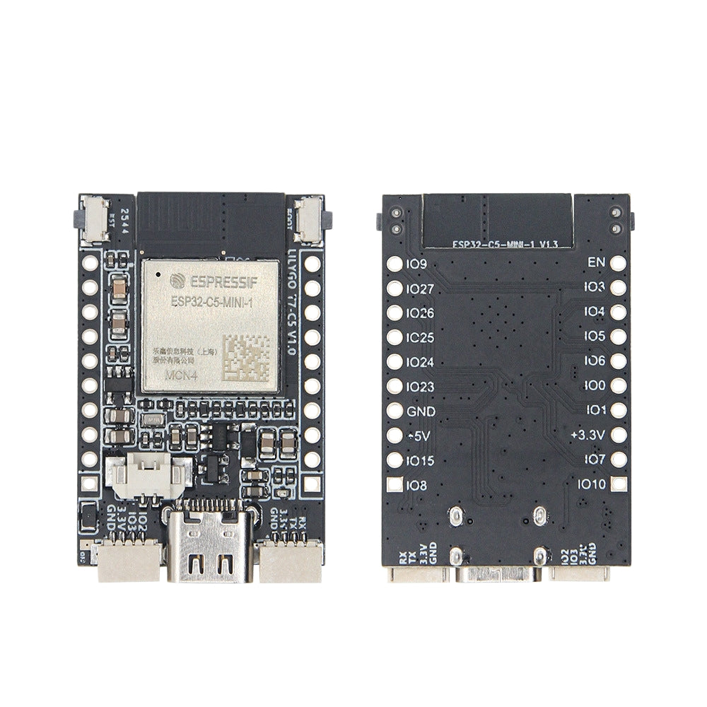 LinkMejor® T7-C5 ESP32-C5-MINI-1 Development Board Dual-Band WiFi 6 BLE 5 Thread SoC High Performance Onboard Qwiic Dev Module