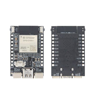 LinkMejor® T7-C5 ESP32-C5-MINI-1 Development Board Dual-Band WiFi 6 BLE 5 Thread SoC High Performance Onboard Qwiic Dev Module