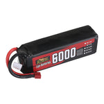 LinkMejor Power 11.1V 6000mAh 100C 3S LiPo Battery T Plug for RC Car