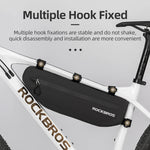 LinkMejor Waterproof Bike Bag 3L Large Capacity Dirt-resistant Cycling Top Front Tube Frame Bag Bicycle Equipment for MTB Road Bicycle