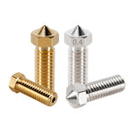 LinkMejor E3D Volcano Hard Steel Nozzle Brass M6 Thread 3D Printer Hotend Volcano Nozzle