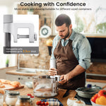 BlitzHome® SV2209 1100W Sous Vide Cooker APP Control Thermal Immersion Circulator Machine with Digital LED Display Time and Temperature Control Color White