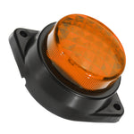 LinkMejor Light Clearance Front Rear Side Marker Indicator Lamp Round Outer Display Width Light