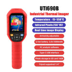 LinkMejor UNi690B 256*192 Pixel Infrared Thermal Imager -15~550°C Industrial Thermal Imaging Camera Handheld USB Infrared Thermometer