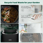[US Direct] Karfo Ecostar S1 Smart Kitchen Waste Composter Eco-Friendly Electric Kitchen Compost Bin Sustainable Indoor Countertop Food Cycler