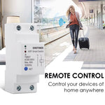 TM607 80A Tuya Smart WiFi Timer Countdown Time Switch APP Wireless Remote Control DIY Lights Work with Alexa Google Home