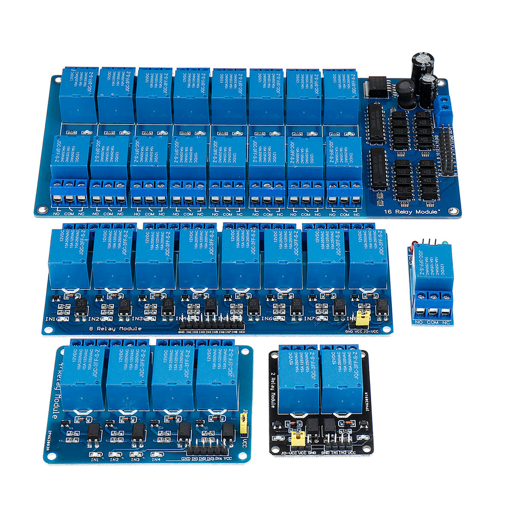 12V 1/2/4/8/16 Channel Relay Module With Optocoupler For PIC AVR DSP ARM
