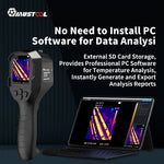LinkMejor YXI96 YXI96Pro Thermal Imaging Camera Infrared 240*240 Visible light Resolution 96x96 Temperature Range -20°C to 550°C TISR Technology Rechargeable Battery Photo Video Recording Handheld Thermal Inspection Device