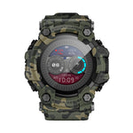 LinkMejor ATTACK GT 1.32inch HD Screen 5ATM&IP68 Waterproof Compass Flashlight SOS Function bluetooth Call Heart Rate Blood Pressure Blood Oxygen Monitor Sleep Monitoring Multi-sport Modes Music Playback Smart Watch