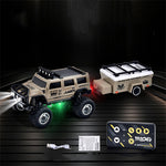 LinkMejor HG4-221/222 RTR 1/64 2.4G Mini RC Car Alloy Shell Hummer Off-Road Climbing Truck Support App Remote Controlled LED Light Simulated Vehicle Three Speed Cruise Control Desktop Toys Model Collection Gift For Boys