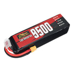 LinkMejor 4S 14.8V 9500mAh 65C 140.6Wh LiPo Battery XT60 Plug for Long Range RC FPV Racing Drone