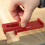 Aluminum Alloy Depth Gauge 5-40mm Gaps Gauge Woodworking Saw Gap Measuring Tool for Cutting Slotting Precision Metal Construction