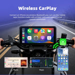 6.25" GPS Motorcycle Navigation Wireless CarPlay Moto Android Auto Portable Digital Dashboard Display Screen TPMS Monitor