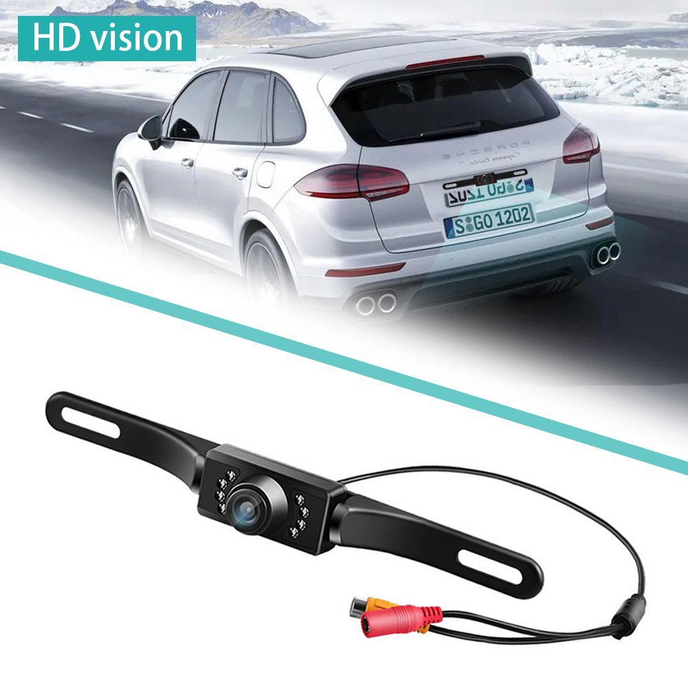 720 HD Backup Camera Rear View License Plate Reverse Camera Universal for Pickup Truck Car SUV 149° Angle Night Vision Waterproof