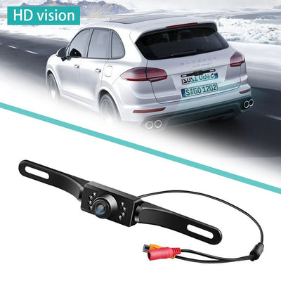 720 HD Backup Camera Rear View License Plate Reverse Camera Universal for Pickup Truck Car SUV 149° Angle Night Vision Waterproof