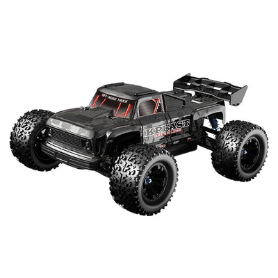 LinkMejor KF16 RTR 1/12 2.4G 4WD 3S 75km/h Brushless RC Car Off-Road Truck Flysky Transmitter Hobbywing ESC Metal Chassis Differential Gear Oil Filled Shocks LED Lights Vehicles Models Toys