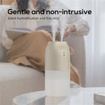 Tevorex 300ml Dual Sprayer Air Humidifier 2000mAh USB Rechargeable Battery Wireless Aroma Mist Maker Fogger Diffuser Light Umidificador