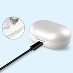 Black/White Rechargeable Portable Adjustable Hearing Earphones Invisible-In-Canal Sound Amplifier