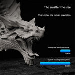Upgraded Hotend Assembly for Bambu Lab A1 A1 Mini H2D Hardened Steel Nozzle High Flow Clog Resistant Wear Resistant 3D Printer Hotend 0.2/0.4/0.6/0.8mm
