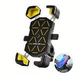 LinkMejor 360° Adjustable Rotation Bike Universal Phone Holder  4.5''-7.2'' Shockproof Anti-slip Mobile Phone Stand Motorcycle Bracket